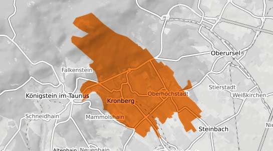 Mietspiegelkarte Kronberg im Taunus